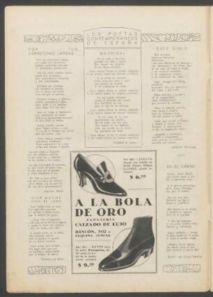 Los poetas contemporáneos de España