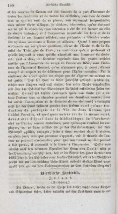 188-191 Kirchliche Statistik