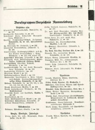 Berufsgruppen-Verzeichnis Rummelsburg