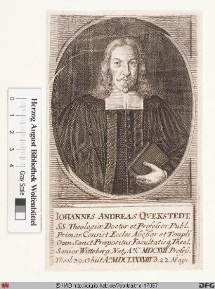 Bildnis Johann Andreas Quenstedt
