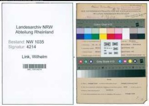 Entnazifizierung Wilhelm Link , geb. 29.04.1904 (Ingenieur)