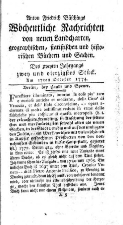 Zwey und vierzigstes Stück