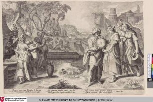 [Rebekka und Abrahams Diener; Rebecca and Abraham's Servant]