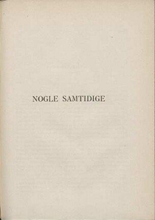 Nogle Samtidige
