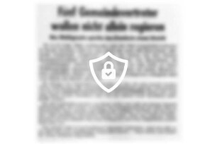 Fünf Gemeindevertreter wollen nicht allein regieren