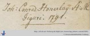 Autogramm (Aus: UB Freiburg, D 8429,h).