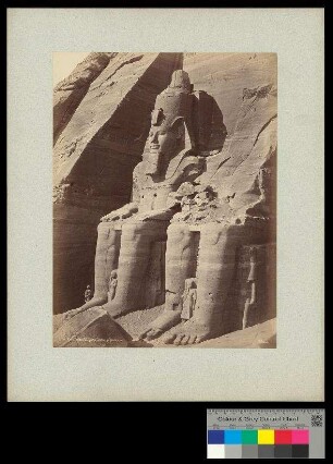 Abou-Simbel.Gd. Temple.Statue de Ramsès II.