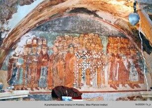 Die Ausmalung der Sankt Nikolauskirche : Die Ausmalung des Narthex : Die Gerechten aus dem Jüngsten Gericht
