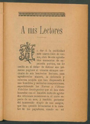 A mis lectores