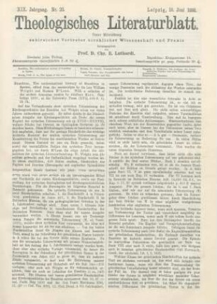 265-269 [Rezension] Eusebius Caesariensis, The Ecclesiastical history of Eusebius in Syriac