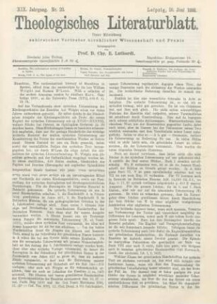265-269 [Rezension] Eusebius Caesariensis, The Ecclesiastical history of Eusebius in Syriac