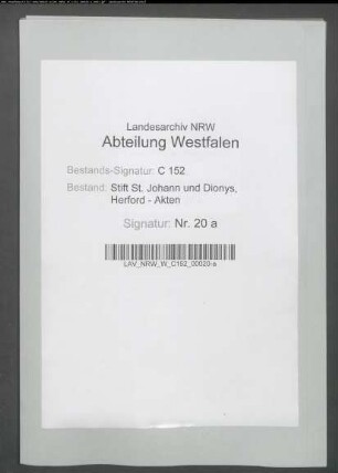 Die Besetzung des durch Resignation des Joh. von Campen erledigten Kanonikate (und anderer Kanonikate).