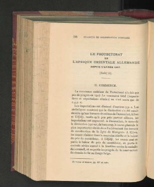 Le Protectorat De L'Afrique Orientale Allemande Depuis L'Anné 1907.