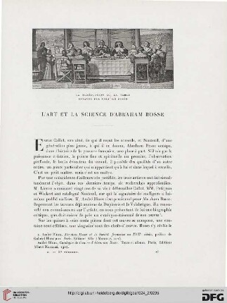 5. Pér. 10.1924: L' art et la science d'Abraham Bosse