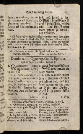 101-107, Am Sonntag Oculi; ...
