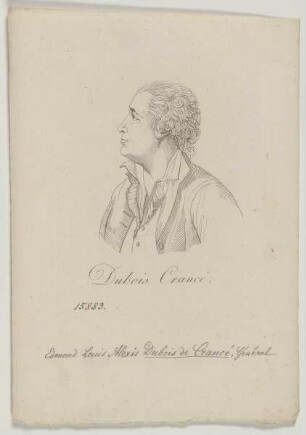 Bildnis des Edmond Louis Alexis Dubois de Crancé
