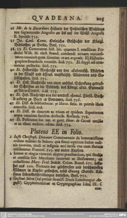 Pluteus EE in Folio