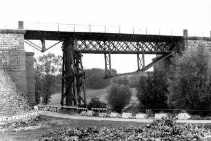 Malmsheim Behelfsbrücke 2023 Rankbach Kreisstraße
