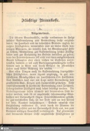 Flüchtige Brennstoffe