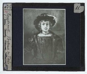 Rembrandt (Nachfolge), Junge in Kostüm (Rembrandts Sohn Titus) (New York MMA 14.40.608)