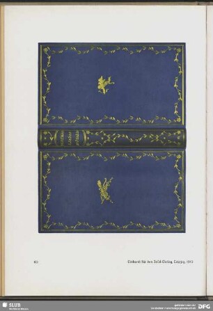 Buchumschlag "Goethes Liebesgedichte" für den Insel-Verlag, Leipzig
