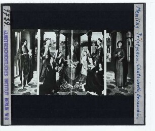 Memling, Donne Triptychon (London NG, NG6275.1-3)