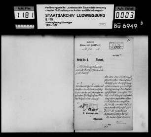 Schuldenwesen der Teilgemeinde Stiershof, Gemeindebezirk Oberrot
