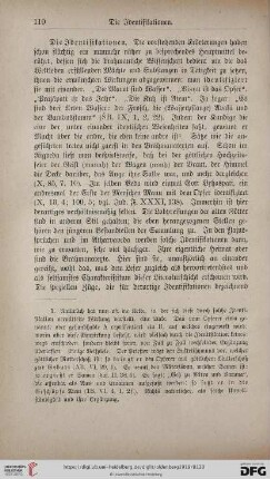 Die Identifikationen