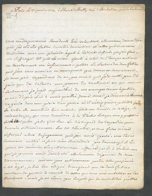 [Brief von Guillaume-François Marion Dumersan an François-Joseph Terrasse Desbillons]