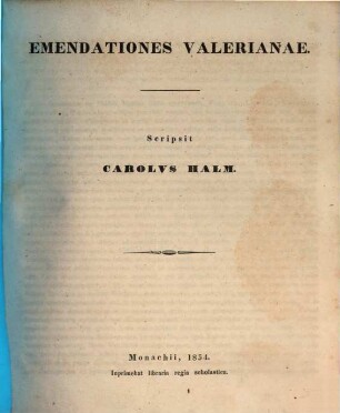 Emendationes Valerianae
