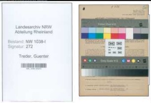 Entnazifizierung Guenter Treder , geb. 14.07.1912 (Polizei)