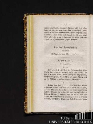 Erstes Kapitel. Vorbegriffe.