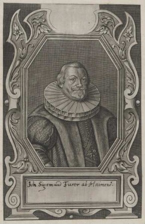 Bildnis des Iohann Sigismundus Fürer ab Haimendorf