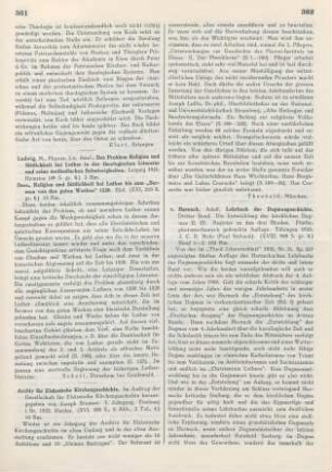 361-362 [Rezension] Archiv für Elsässische Kirchengeschichte ; 7.1932