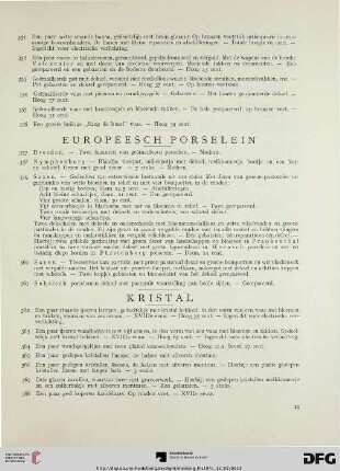 Europeesch porselein (Nr. 357-361)
