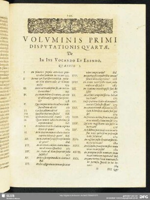 Disputationis Quartae, De In Ius Vocando Et Edendo