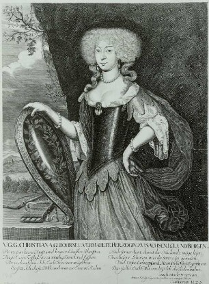 Bildnis Herzogin Christiane von Sachsen-Eisenberg