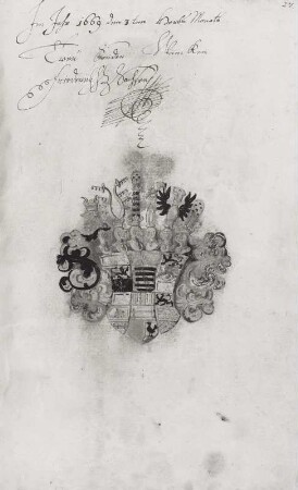 "Wapen-Buch derer unter ... (Herzog August zu Sachsen) als erwehltem Ober-Haupte des Palmen-Ordens eingenommenen Fruchtbringenden Gesellschaffter ..."