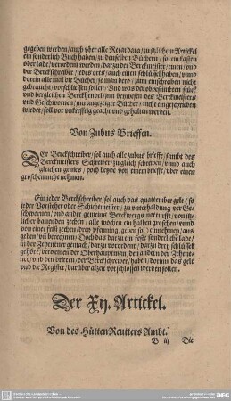 Von Zubus Brieffen.