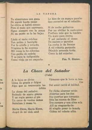 La Choza del Soñador : (Vals)