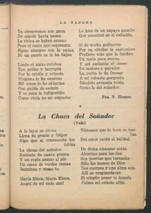 La Choza del Soñador : (Vals)