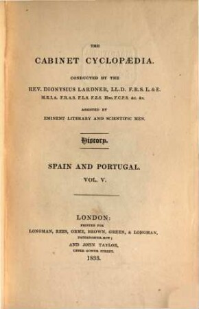 The history of Spain and Portugal, 5