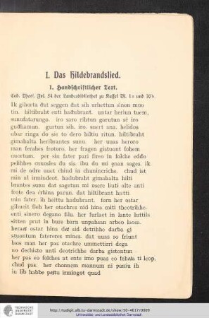 Handschriftlicher Text