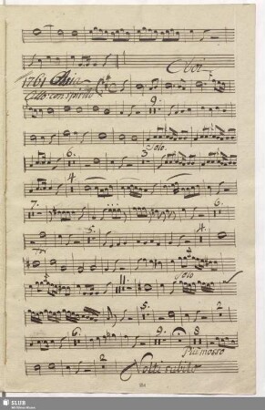 1761. Aria: Il furore se m'accende / Ghinassi, S.