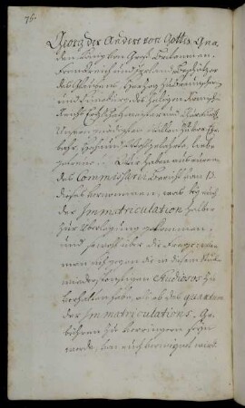 Festlegung des Verfahrens bei Ordnungswidrigkeiten der Studierenden (unterlassene Immatrikulation, Degenwetzen); Einrichtung der Nachtwache.