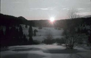 Poiana Brasov: Sonnenuntergang