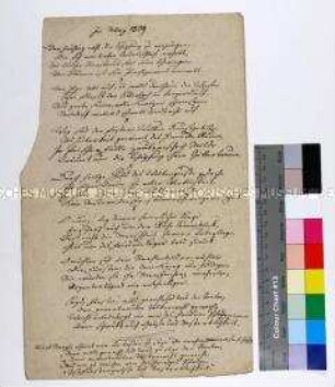 Anonymes Frühlingsgedicht