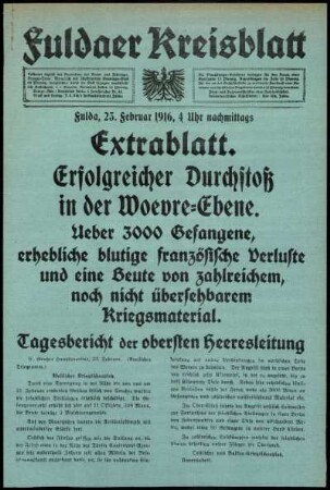 Ausgabe vom Mittwoch, den 23. Februar 1916.