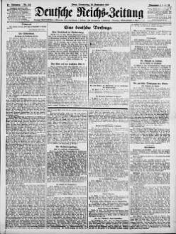 Deutsche Reichs-Zeitung. 1871-1934