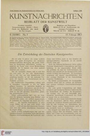 No. 5 (15. Februar 1913)